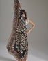 De La Falaise Cotton Silk Sarong / Black Arabesque